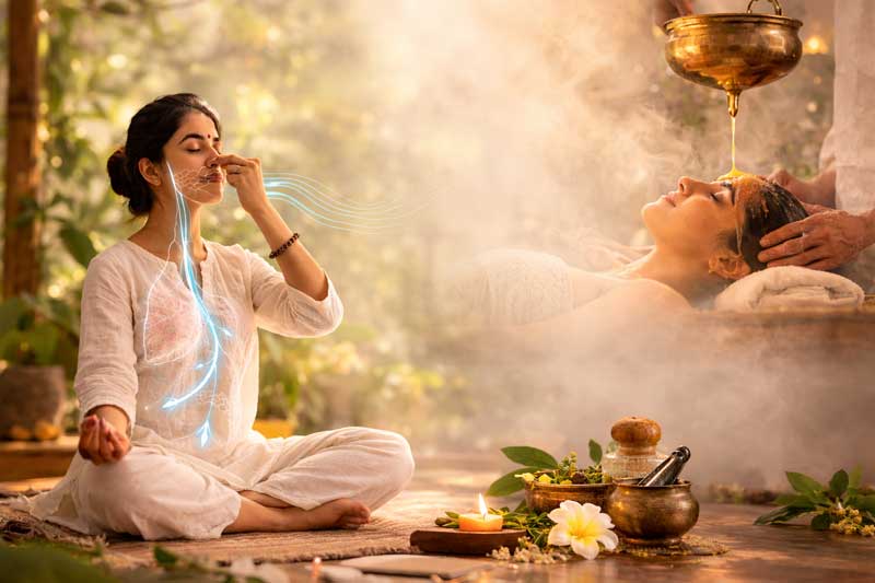 Stress Relieving Techniques in Ayurveda
