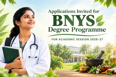 Applications Invited for BNYS Degree Programme for Academic Session 2026–27