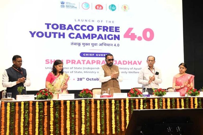 Youth-led tobacco-free India campaign