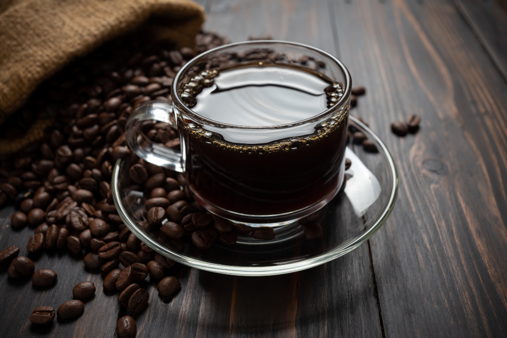 Drink black coffee and enjoy a long life